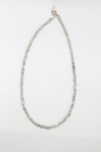 Load image into Gallery viewer, Labradorite Faceted Silver Necklace