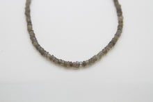 Load image into Gallery viewer, Heshi Labradorite Choker Gold Necklace
