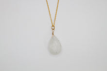 Load image into Gallery viewer, Gold Rain Moon Stone Necklace
