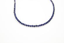 Load image into Gallery viewer, Sapphire Faceted Silver Necklace