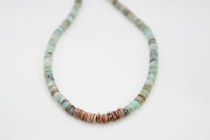 Peruvian Opal Silver Necklace