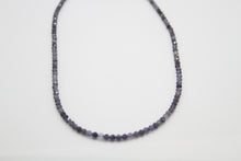 Load image into Gallery viewer, Iolite Faceted Silver Necklace