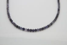 Load image into Gallery viewer, Iolite Faceted Silver Necklace