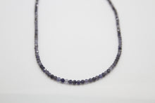 Load image into Gallery viewer, Iolite Faceted Silver Necklace