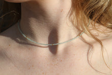 Load image into Gallery viewer, Aventurine Faceted Gold Necklace
