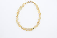 Load image into Gallery viewer, Citrine with Gold Discs Bracelet