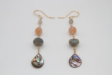 Load image into Gallery viewer, Setting Sun Gold Earrings