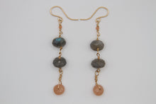 Load image into Gallery viewer, At Dusk Gold Earrings