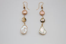 Load image into Gallery viewer, Sea Cliff Gold Earrings