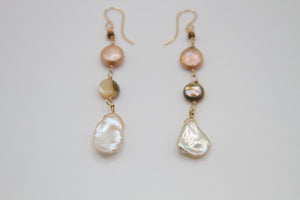 Sea Cliff Gold Earrings