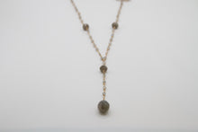 Load image into Gallery viewer, Labradorite Pendulum Lariat