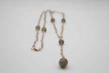 Load image into Gallery viewer, Labradorite Pendulum Lariat