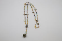 Load image into Gallery viewer, Ocean Treasure Pendulum Gold Lariat