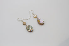 Load image into Gallery viewer, Abalone Retro Silver Silver Earrings