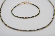 Load image into Gallery viewer, African Turquoise Gold Necklace