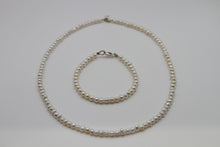 Load image into Gallery viewer, White Potato Pearl Silver Necklace