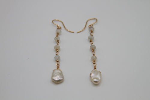 Cloud Dream Gold Earrings