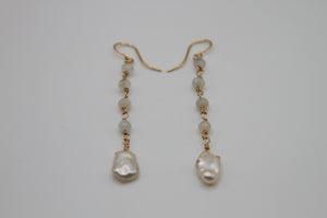 Cloud Dream Gold Earrings