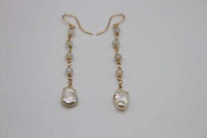 Cloud Dream Gold Earrings