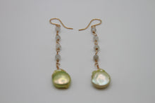 Load image into Gallery viewer, Celadon Dream Gold Earrings