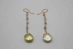 Celadon Dream Gold Earrings