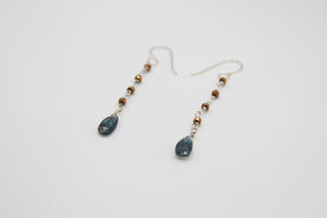 Pyrite Dream Silver Earrings