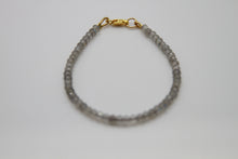 Load image into Gallery viewer, Labradorite Faceted Gold Bracelet