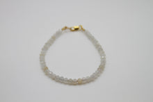 Load image into Gallery viewer, Moonstone Faceted Gold Bracelet