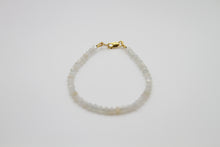 Load image into Gallery viewer, Moonstone Faceted Gold Bracelet