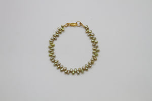 Celestial Green Gold Bracelet