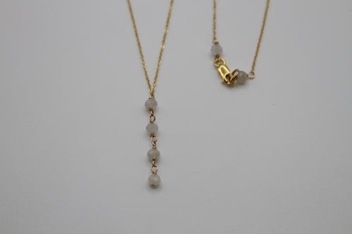 Four Stars Moonstone Necklace