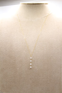 Four Stars Moonstone Necklace