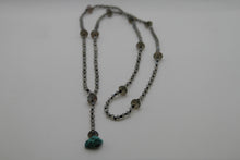 Load image into Gallery viewer, Labradorite &amp; Silk Prayer Necklace