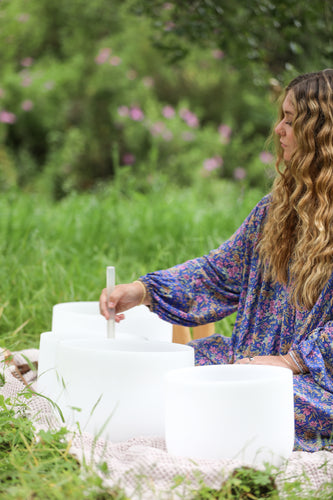 Morning Sound Bath Month of August Fridays 9-10am