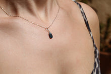 Load image into Gallery viewer, Kyanite Silver Drop Necklace