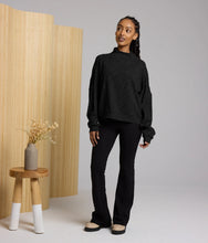 Load image into Gallery viewer, Ora Long Sleeve- Black/Brown Marl