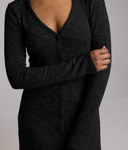 Load image into Gallery viewer, Lorelei Dress- Black/Brown Marl