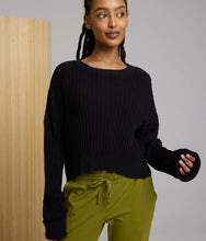 Load image into Gallery viewer, Diamond Sweater- Black