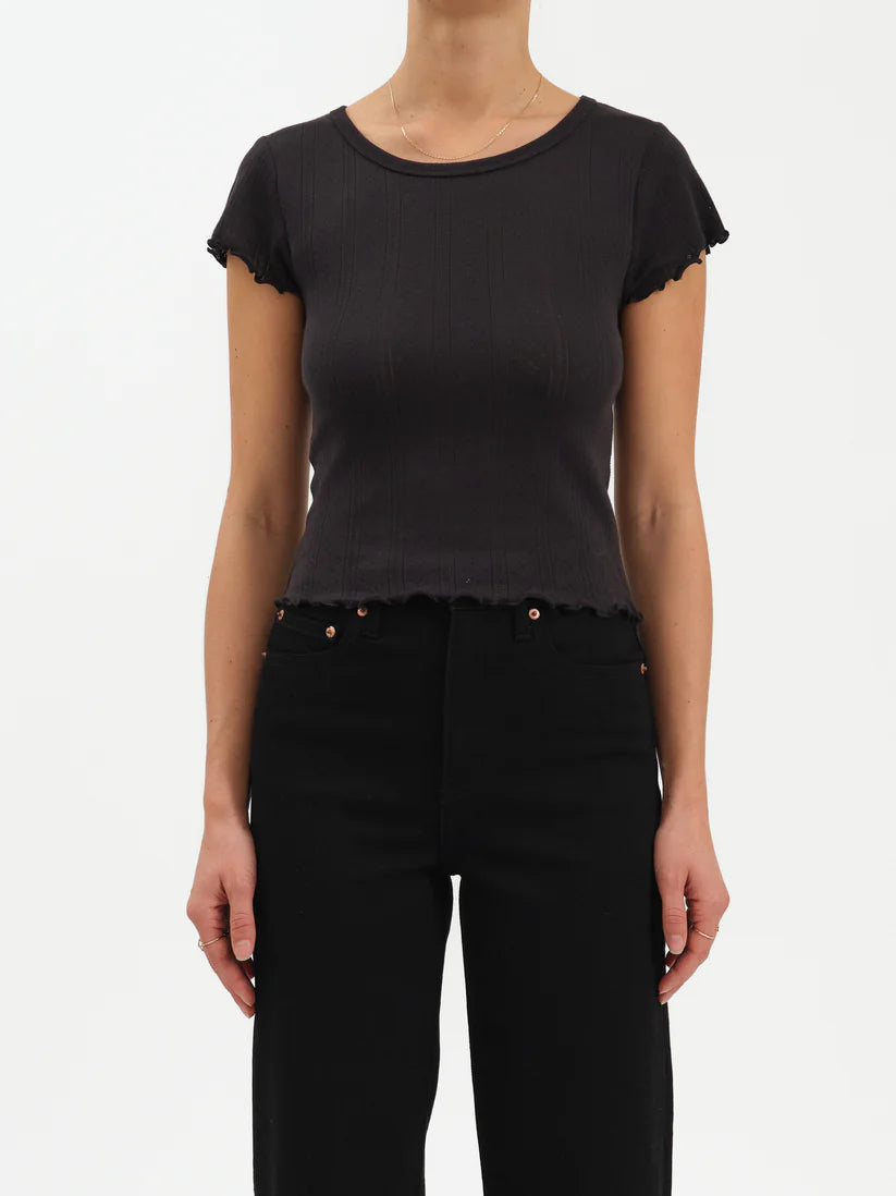 Lily Baby Tee- Black