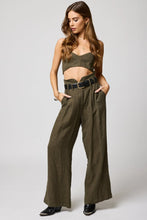 Load image into Gallery viewer, Linen Knotch Waist Pant- Palma