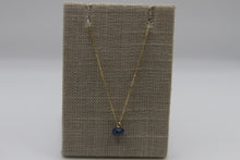 Load image into Gallery viewer, Apatite Button Gold Necklace