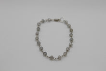Load image into Gallery viewer, Wire Wrapped Labradorite Silver Bracelet