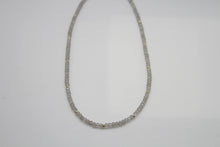 Load image into Gallery viewer, Labradorite &amp; Gold Beads Faceted Choker Necklace