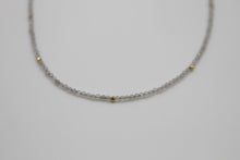 Load image into Gallery viewer, Tiny Labradorite Faceted Choker Necklace