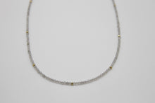 Load image into Gallery viewer, Tiny Labradorite Faceted Choker Necklace