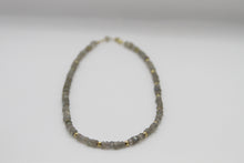 Load image into Gallery viewer, Labradorite Heshi Gold Choker Necklace