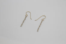 Load image into Gallery viewer, Five Stars Labradorite Gold Earrings
