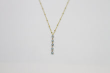 Load image into Gallery viewer, Five Stars Apatite Gold Necklace