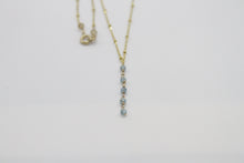Load image into Gallery viewer, Five Stars Apatite Gold Necklace