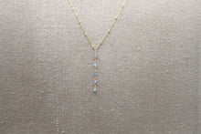 Load image into Gallery viewer, Five Stars Apatite Gold Necklace